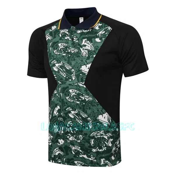 Polo de Treino Manchester City Homem 2022/23 Preto Verde