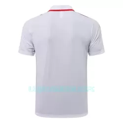 Polo de Treino Manchester United Homem 2022/23 Branco Vermelho Branco