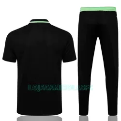 Polo de Treino Manchester United Homem 2022/23 Preto Verde