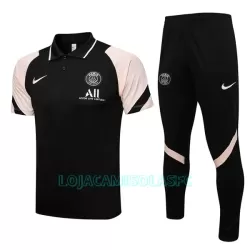 Polo de Treino Paris Saint-Germain Homem 2022/23 Rosa Preto Polo de Treino Paris Saint-Germain Homem 2022/23 Rosa Preto