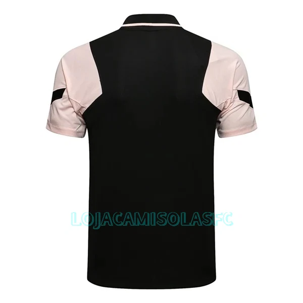 Polo de Treino Paris Saint-Germain Homem 2022/23 Rosa Preto