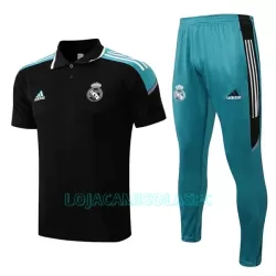 Polo de Treino Real Madrid Homem 2022/23 Preto Azul Polo de Treino Real Madrid Homem 2022/23 Preto Azul