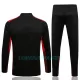 Sweat de Treino Conjunto AC Milan Homem Quarto-Zíper 2022/23 Preta