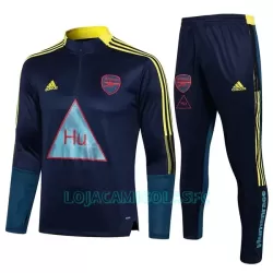 Sweat de Treino Conjunto Arsenal Criança Quarto-Zíper 2022/23 Azul Amarelo Sweat de Treino Conjunto Arsenal Criança Quarto-Zíper 2022/23 Azul Amarelo