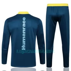 Sweat de Treino Conjunto Arsenal Criança Quarto-Zíper 2022/23 Azul Amarelo