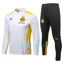 Sweat de Treino Conjunto BVB Borussia Dortmund Homem Quarto-Zíper 2022/23 Branca Sweat de Treino Conjunto BVB Borussia Dortmund Homem Quarto-Zíper 2022/23 Branca