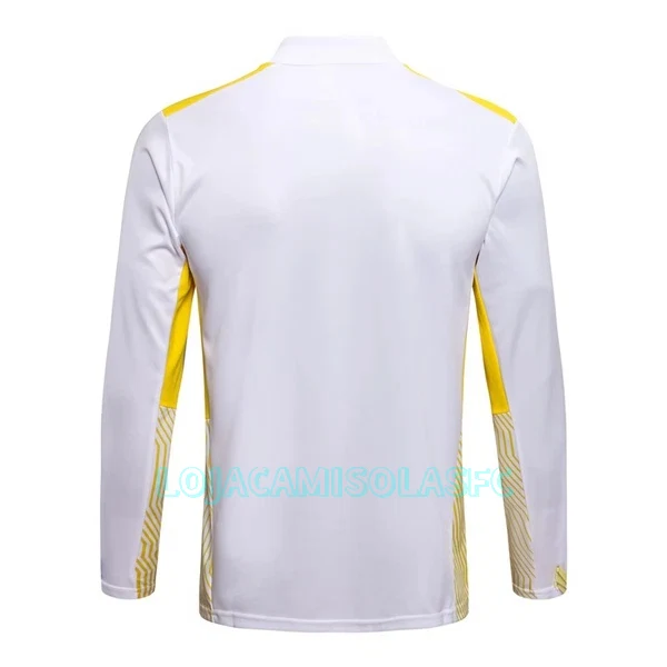Sweat de Treino Conjunto BVB Borussia Dortmund Homem Quarto-Zíper 2022/23 Branca