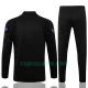Sweat de Treino Conjunto FC Barcelona Criança Quarto-Zíper 2022/23 Preta