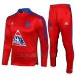 Sweat de Treino Conjunto FC Bayern de Munique Criança Quarto-Zíper 2022/23 Azul Vermelho