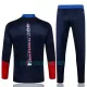 Sweat de Treino Conjunto FC Bayern de Munique Criança Quarto-Zíper 2022/23 Azul Vermelho