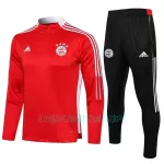 Sweat de Treino Conjunto FC Bayern de Munique Criança Quarto-Zíper 2022/23 Vermelha