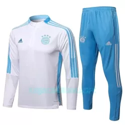Sweat de Treino Conjunto FC Bayern de Munique Homem Quarto-Zíper 2022/23 Azul Branco Sweat de Treino Conjunto FC Bayern de Munique Homem Quarto-Zíper 2022/23 Azul Branco