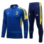 Sweat de Treino Conjunto Juventus Champions League Homem Quarto-Zíper 2022/23 Azul Amarelo