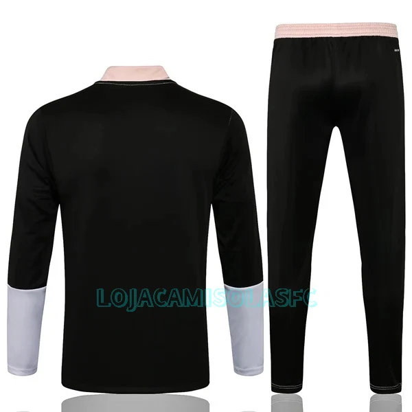 Sweat de Treino Conjunto Juventus Criança Quarto-Zíper 2022/23 Branca