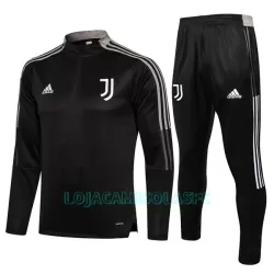 Sweat de Treino Conjunto Juventus Criança Quarto-Zíper 2022/23 Cinza Escuro Sweat de Treino Conjunto Juventus Criança Quarto-Zíper 2022/23 Cinza Escuro