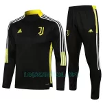 Sweat de Treino Conjunto Juventus Criança Quarto-Zíper 2022/23 Preta