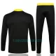Sweat de Treino Conjunto Juventus Criança Quarto-Zíper 2022/23 Preta