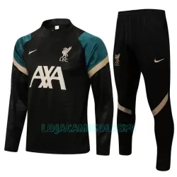 Sweat de Treino Conjunto Liverpool Criança Quarto-Zíper 2022/23 Preta Sweat de Treino Conjunto Liverpool Criança Quarto-Zíper 2022/23 Preta