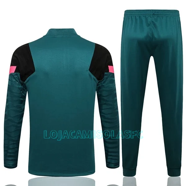 Sweat de Treino Conjunto Liverpool Homem Quarto-Zíper 2022/23 Verde