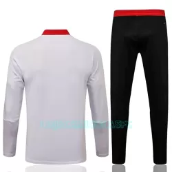 Sweat de Treino Conjunto Manchester United Criança Quarto-Zíper 2022/23 Branca