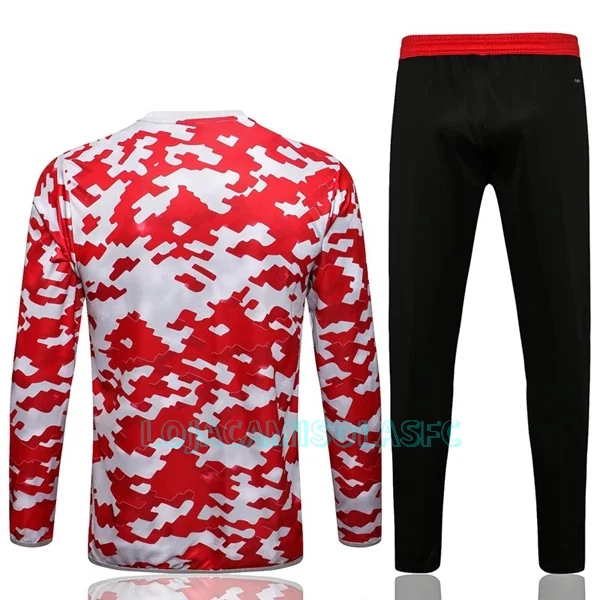 Sweat de Treino Conjunto Manchester United Homem 2022/23 Branca