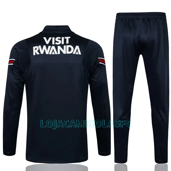 Sweat de Treino Conjunto Paris Saint-Germain Criança Quarto-Zíper 2022/23 Azul