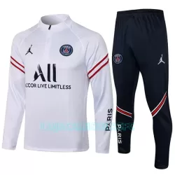 Sweat de Treino Conjunto Paris Saint-Germain Criança Quarto-Zíper 2022/23 Branca Sweat de Treino Conjunto Paris Saint-Germain Criança Quarto-Zíper 2022/23 Branca