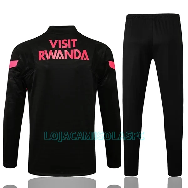 Sweat de Treino Conjunto Paris Saint-Germain Criança Quarto-Zíper 2022/23 Preta