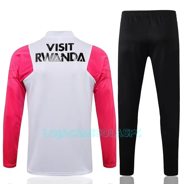 Sweat de Treino Conjunto Paris Saint-Germain Criança Quarto-Zíper 2022/23 Preta Branca