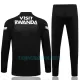 Sweat de Treino Conjunto Paris Saint-Germain Homem Quarto-Zíper 2022/23 Preto Rosa Claro