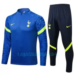 Sweat de Treino Conjunto Tottenham Hotspur Homem Quarto-Zíper 2022/23 Azul Sweat de Treino Conjunto Tottenham Hotspur Homem Quarto-Zíper 2022/23 Azul