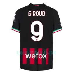 Camisola AC Milan Giroud 9 Homem Equipamento 1ª 2022/23 Camisola AC Milan Giroud 9 Homem Equipamento 1ª 2022/23