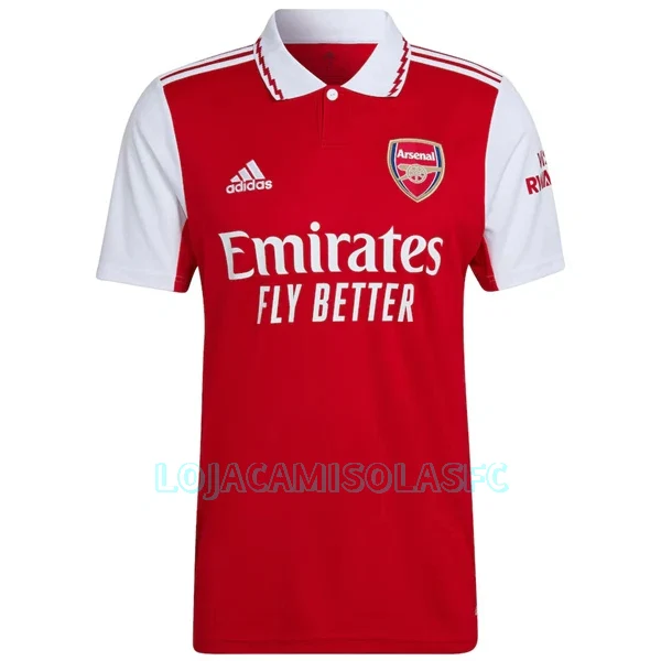 Camisola Arsenal Ødegaard 8 Homem Equipamento 1ª 2022/23