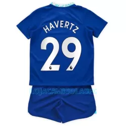 Camisola Chelsea Havertz 29 Criança Equipamento 1ª 2022/23 Camisola Chelsea Havertz 29 Criança Equipamento 1ª 2022/23