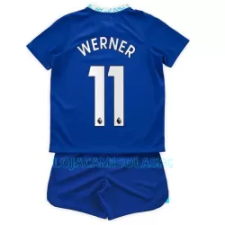 Camisola Chelsea Werner 11 Criança Equipamento 1ª 2022/23 Camisola Chelsea Werner 11 Criança Equipamento 1ª 2022/23