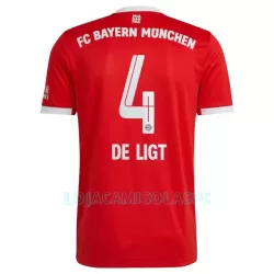 Camisola FC Bayern de Munique De Ligt 4 Homem Equipamento 1ª 2022/23 Camisola FC Bayern de Munique De Ligt 4 Homem Equipamento 1ª 2022/23