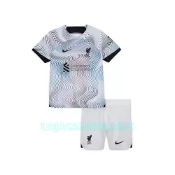 Camisola Liverpool Criança Equipamento 2ª 2022/23 Camisola Liverpool Criança Equipamento 2ª 2022/23