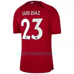 Camisola Liverpool Luis Díaz 23 Homem Equipamento 1ª 2022/23 Camisola Liverpool Luis Díaz 23 Homem Equipamento 1ª 2022/23