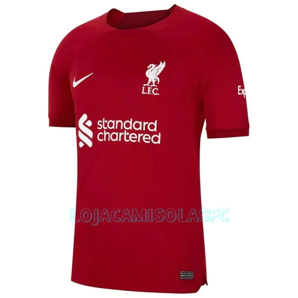 Camisola Liverpool Luis Díaz 23 Homem Equipamento 1ª 2022/23