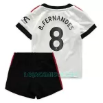 Camisola Manchester United Bruno Fernandes 8 Criança Equipamento 2ª 2022/23