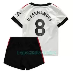 Camisola Manchester United Bruno Fernandes 8 Criança Equipamento 2ª 2022/23 Camisola Manchester United Bruno Fernandes 8 Criança Equipamento 2ª 2022/23