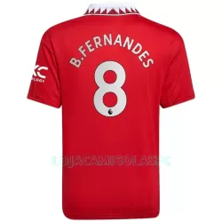 Camisola Manchester United Bruno Fernandes 8 Homem Equipamento 1ª 2022/23 Camisola Manchester United Bruno Fernandes 8 Homem Equipamento 1ª 2022/23