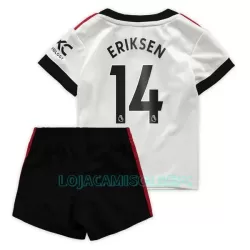 Camisola Manchester United Eriksen 14 Criança Equipamento 2ª 2022/23 Camisola Manchester United Eriksen 14 Criança Equipamento 2ª 2022/23