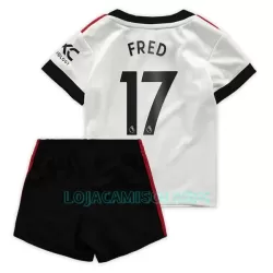 Camisola Manchester United Fred 17 Criança Equipamento 2ª 2022/23 Camisola Manchester United Fred 17 Criança Equipamento 2ª 2022/23