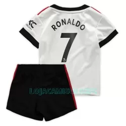 Camisola Manchester United Ronaldo 7 Criança Equipamento 2ª 2022/23 Camisola Manchester United Ronaldo 7 Criança Equipamento 2ª 2022/23
