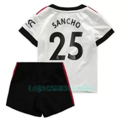 Camisola Manchester United Sancho 25 Criança Equipamento 2ª 2022/23 Camisola Manchester United Sancho 25 Criança Equipamento 2ª 2022/23