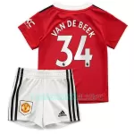 Camisola Manchester United Van De Beek 34 Criança Equipamento 1ª 2022/23