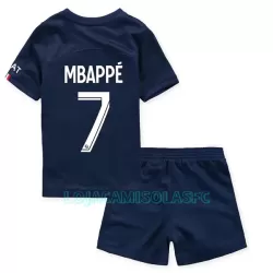 Camisola Paris Saint-Germain Mbappé 7 Criança Equipamento 1ª 2022/23 Camisola Paris Saint-Germain Mbappé 7 Criança Equipamento 1ª 2022/23
