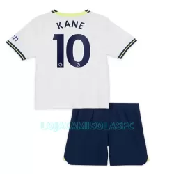 Camisola Tottenham Hotspur Kane 10 Criança Equipamento 1ª 2022/23 Camisola Tottenham Hotspur Kane 10 Criança Equipamento 1ª 2022/23