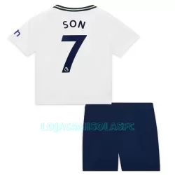 Camisola Tottenham Hotspur Son 7 Criança Equipamento 1ª 2022/23 Camisola Tottenham Hotspur Son 7 Criança Equipamento 1ª 2022/23